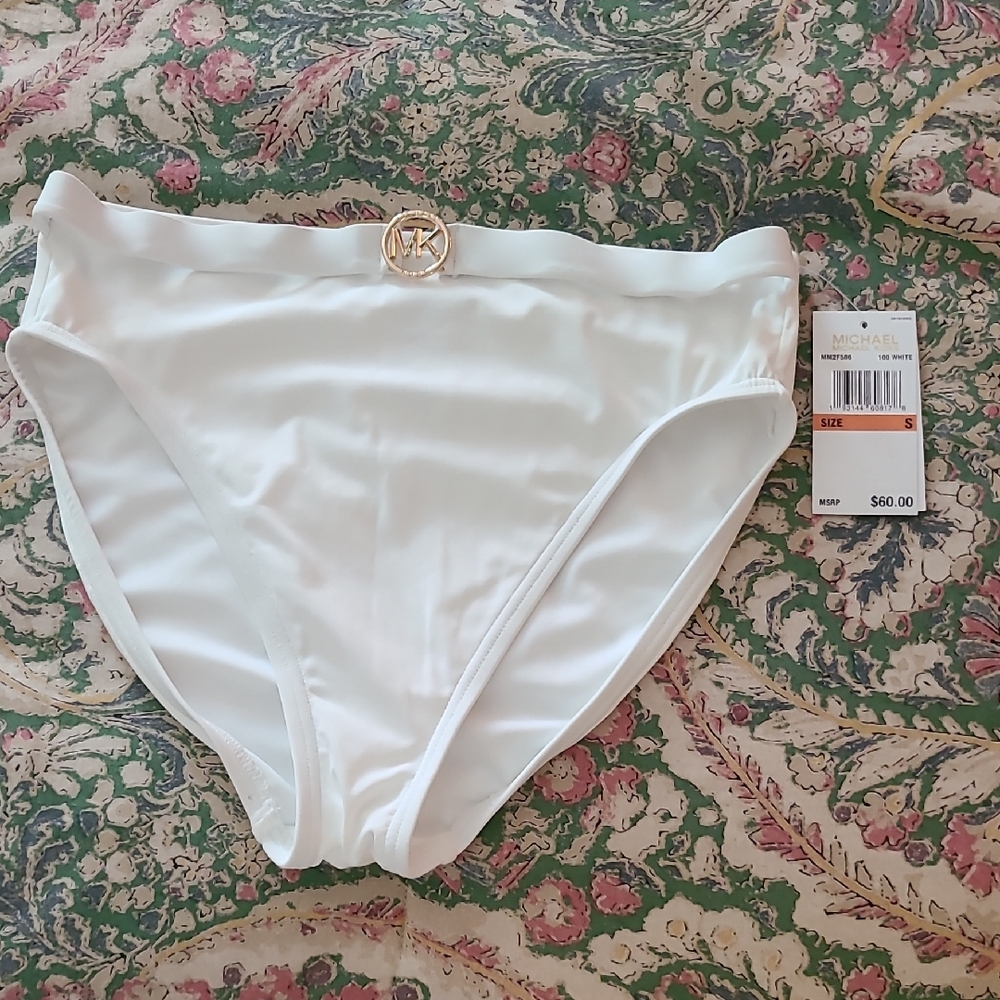 Michael Kors White Bikini Panty